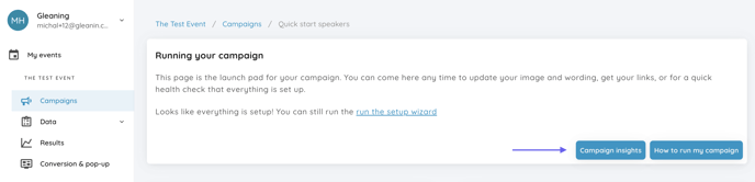 Campaign Insights - dashboard